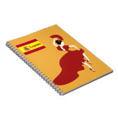 Flamenco Dancer Notitieboek (Rechterzijde)