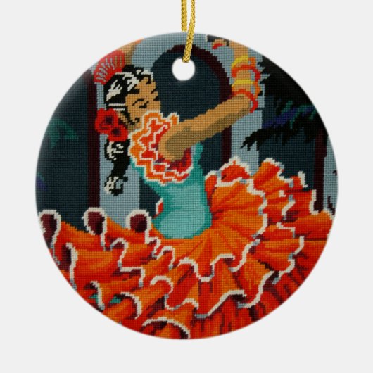 Flamenco Dancer Ornament (Voorkant)