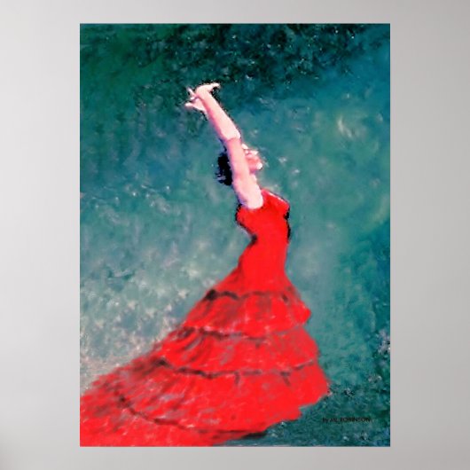 Flamenco Dancer Poster (Voorkant)