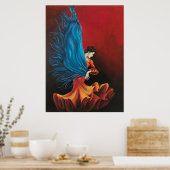 Flamenco Dancer Poster (Keuken)