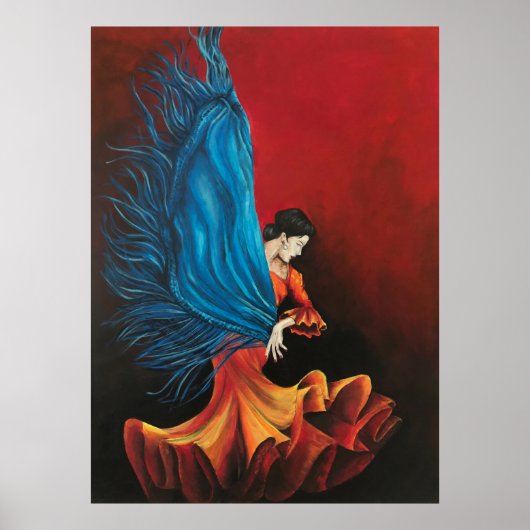 Flamenco Dancer Poster (Voorkant)