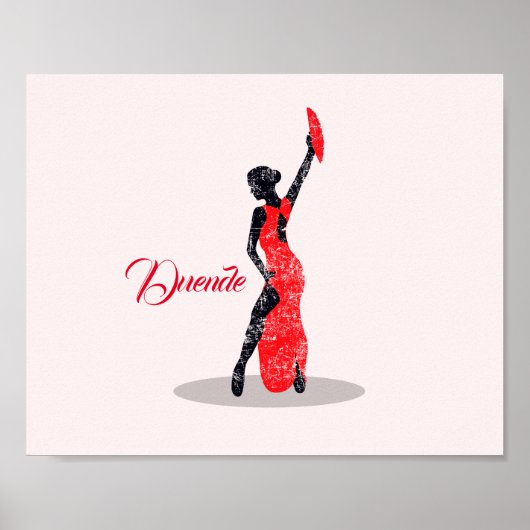 Flamenco Dancer Poster (Voorkant)