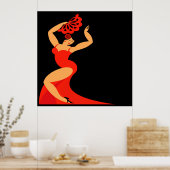 Flamenco Dancer Poster Lg (Keuken)