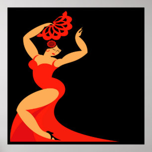 Flamenco Dancer Poster Lg