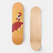 Flamenco Dancer Skateboard (Voorkant)