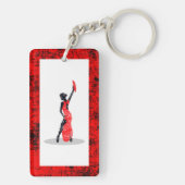 Flamenco Dancer Sleutelhanger (achterkant)