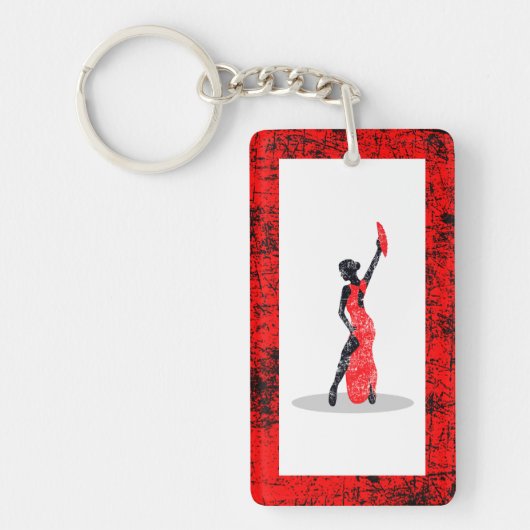 Flamenco Dancer Sleutelhanger (Voorkant)