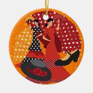 Flamenco Dancer - SRF Keramisch Ornament