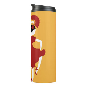 Flamenco Dancer Thermal Tumbler Thermosbeker