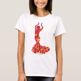 Flamenco Dancer Travel Graphic T-shirt