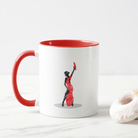 Flamenco Danser Mok (Met donut)