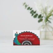 Flamenco danser visitekaartje (Staand voorkant)