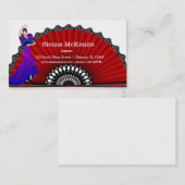 Flamenco danser visitekaartje (Voorkant / Achterkant)
