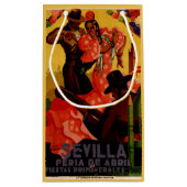  flamenco danseres Spaans Klein Cadeauzakje (Achterkant)