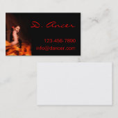 flamenco danseres visitekaartje (Voorkant / Achterkant)