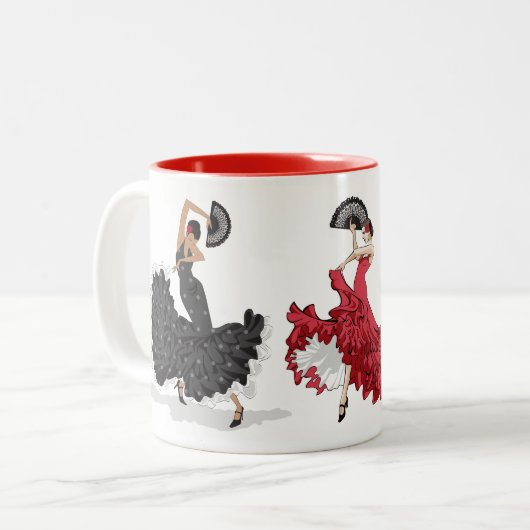 Flamenco Dansers Mok (Voorkant links)