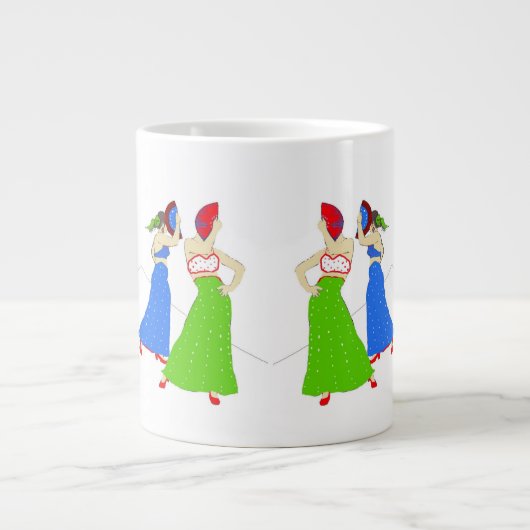 Flamenco Extra Grote Beker (Voorkant)