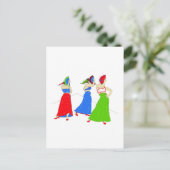 Flamenco Feestdagenkaart (Staand voorkant)