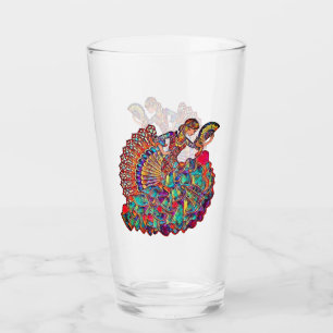 Flamenco glazen beker