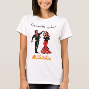 Flamenco heeft mijn hart t-shirt