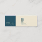 Flamenco II - Carte de visite (Dos)