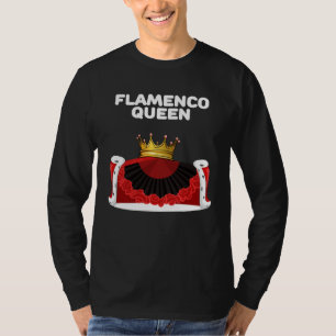 Flamenco Koningin Meisjes Flamenco Dames Flamenco T-shirt