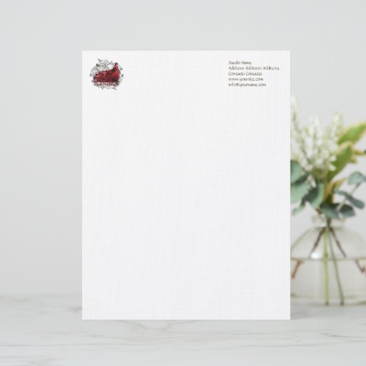 Flamenco - Letterhead Briefhoofd (Staand voorkant)