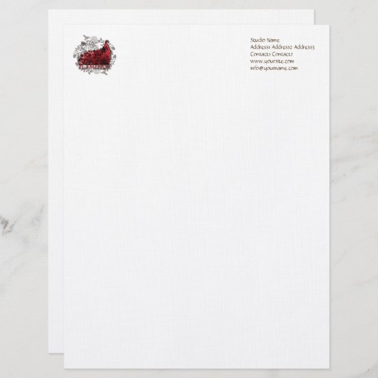 Flamenco - Letterhead Briefhoofd (Voorkant / Achterkant)