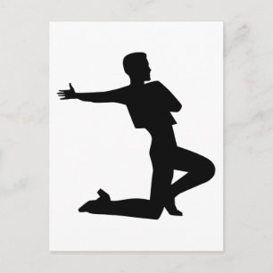 Flamenco-man Briefkaart