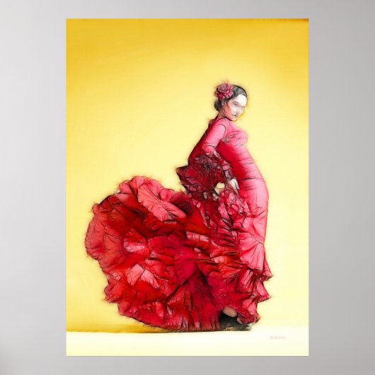 FLAMENCO POSTER (Voorkant)