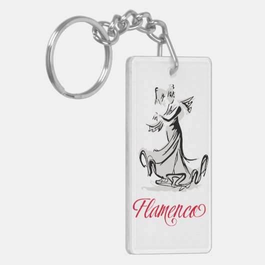 Flamenco Sleutelhanger (Voorkant Links)