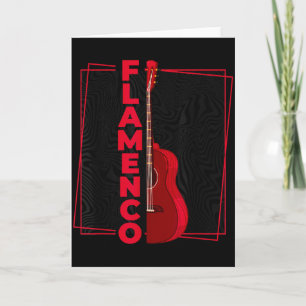 Flamenco _ Spaanse Dans Gitaar _ Spanje Flamenco  Kaart