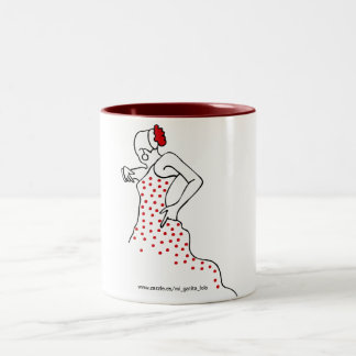 Flamenco Tweekleurige Koffiemok