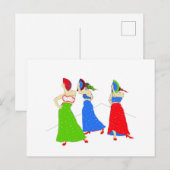 Flamenco Uitnodiging Briefkaart (Voorkant / Achterkant)