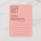 Flamenco - Visitekaartje (Achterkant)