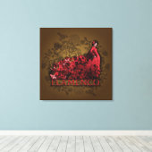 Flamenco - Wrapped Canvas Afdruk (Insitu (Houten vloer))