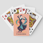 Flamencodanser Thunder_Cove Pokerkaarten (Achterkant)