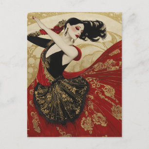FLAMENCODANSERES #2 FEESTDAGENKAART