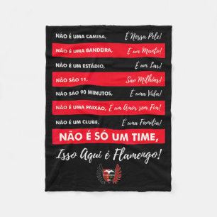 Flamengo Voetbal - T-shirt Dit is Flamengo Fleece Deken
