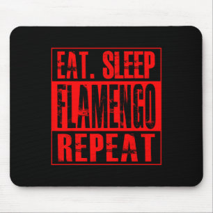 Flamengo Voetbal - T-shirt Eet Slaap Flamengo Herh Muismat