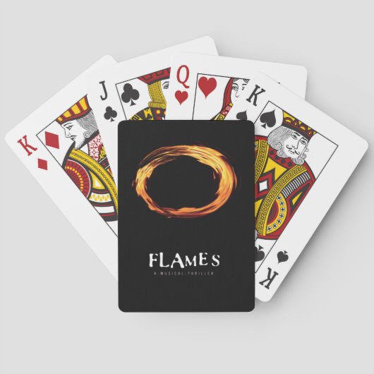 FLAMES-afspeelkaarten Pokerkaarten (Achterkant)