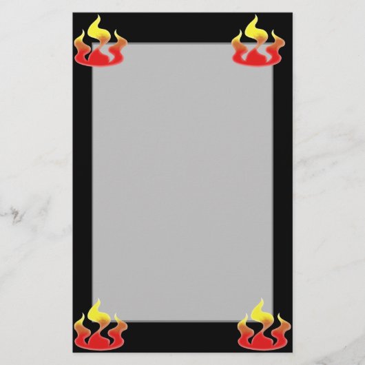 Flames Briefpapier (Voorkant)