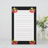 Flames Briefpapier (Staand voorkant)