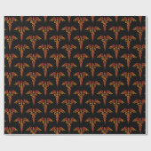 Flames Caduceus Cadeaupapier (Vlak)