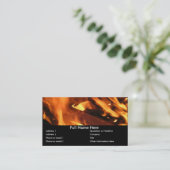 Flames en FIre Visitekaartje (Staand voorkant)