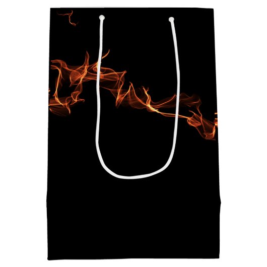 Flames Medium Cadeauzakje (Achterkant)