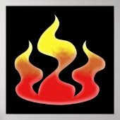 Flames Poster (Voorkant)