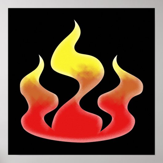 Flames Poster (Voorkant)