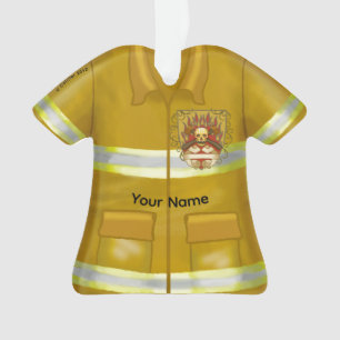 Flames Schild Brandweerman ornament