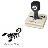 Flames Scorpion Rubber Stamp Rubberstempel (Gestempeld)